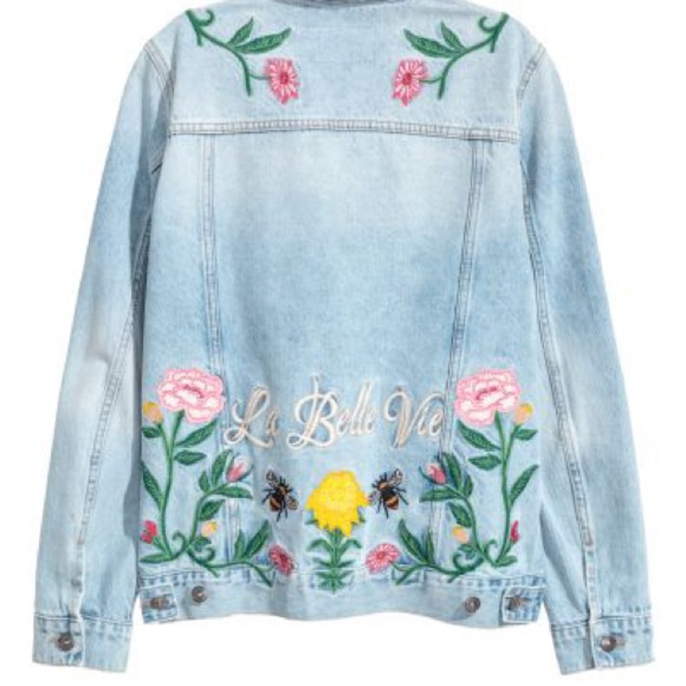 Embroidered Denim Jacket